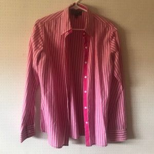 Pink Pinstripe Button up